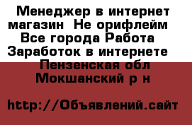 Менеджер в интернет-магазин. Не орифлейм - Все города Работа » Заработок в интернете   . Пензенская обл.,Мокшанский р-н